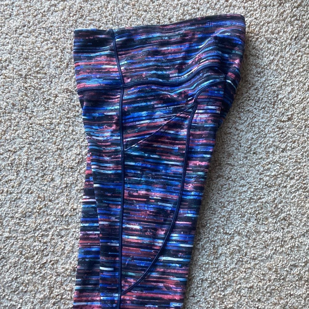 Lululemon Women’s Fast & Free 7/8 Tight II Nulux 25” Hinshu Alpine White Multi - Picture 6 of 10